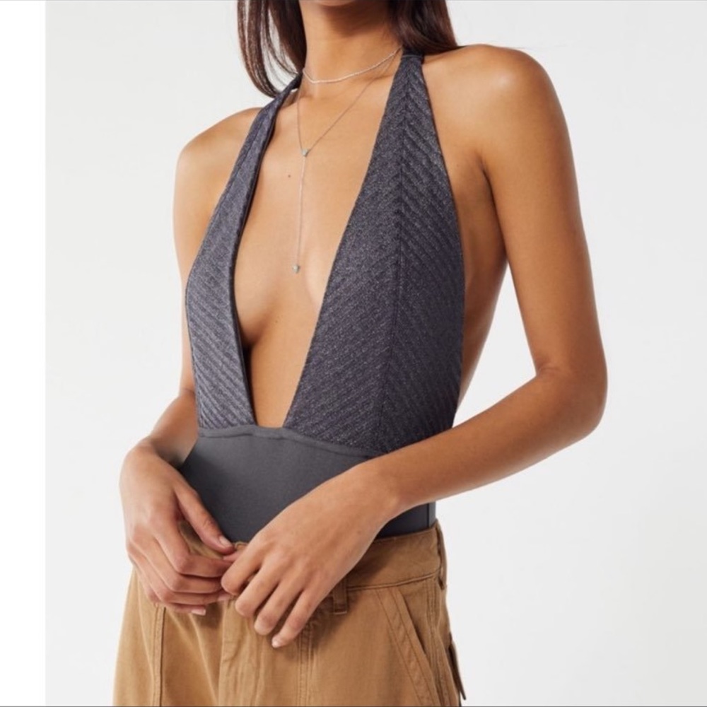 UO going out sparkly bodysuit backless